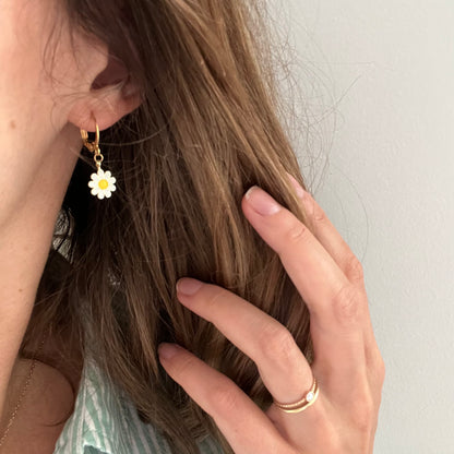 Boucles d'oreille Marguerite